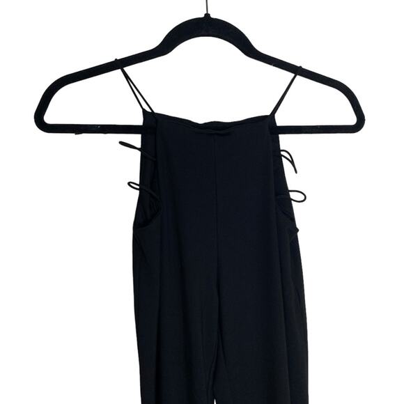 Adika Empire Flare Cut Out Black Pull On Pants Women’s Size Small - Picture 6 of 14